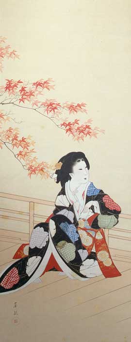 吉原真龍
紅葉の下
江戸後期